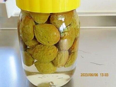 若桃(摘果桃)の甘露煮(シロップ漬け)・桃シロップ